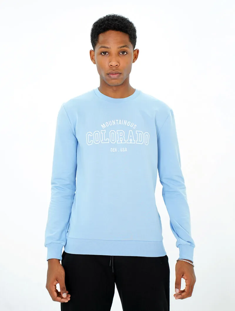 Sweat à col rond imprimé